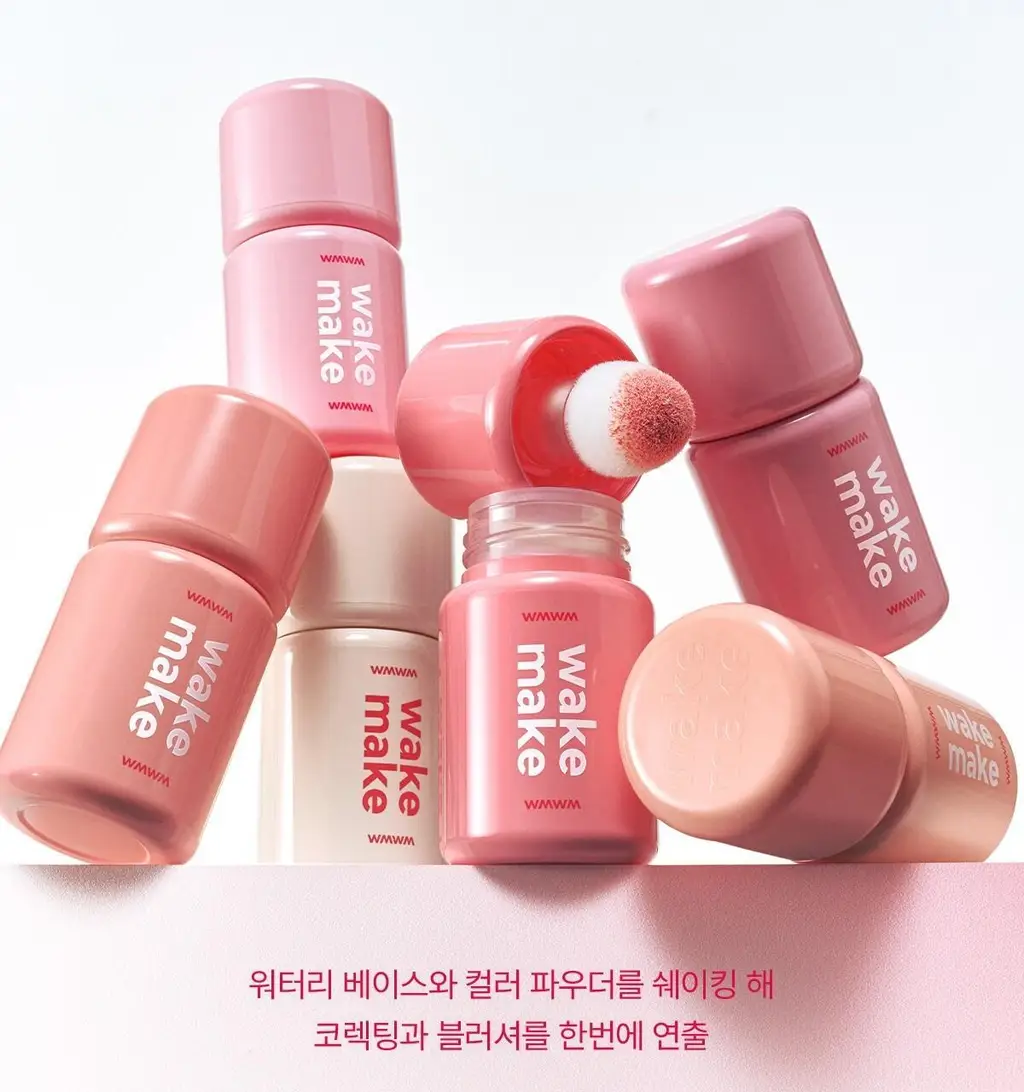 [생기 코렉팅 치크] 웨이크메이크 쉐이킹 블러 치크 5COLOR 상세페이지 3